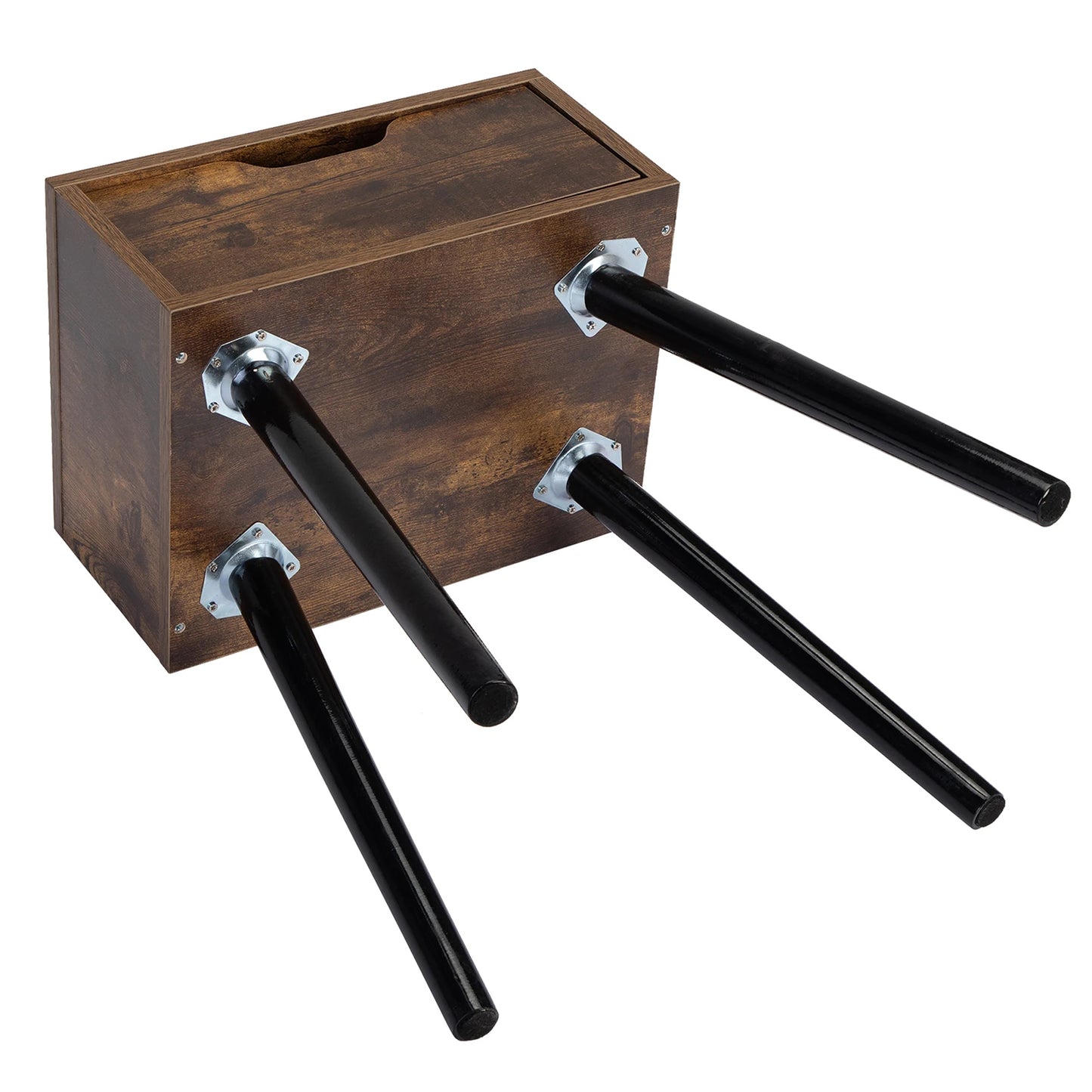 General Two Pack Mid Century Wood Side Tables With Storage Drawer Nightstands For Bedroom Living Room