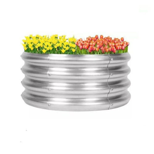Hign-concerned Galvanized Raised Garden Bed Kit for Vegetables and Herbs
