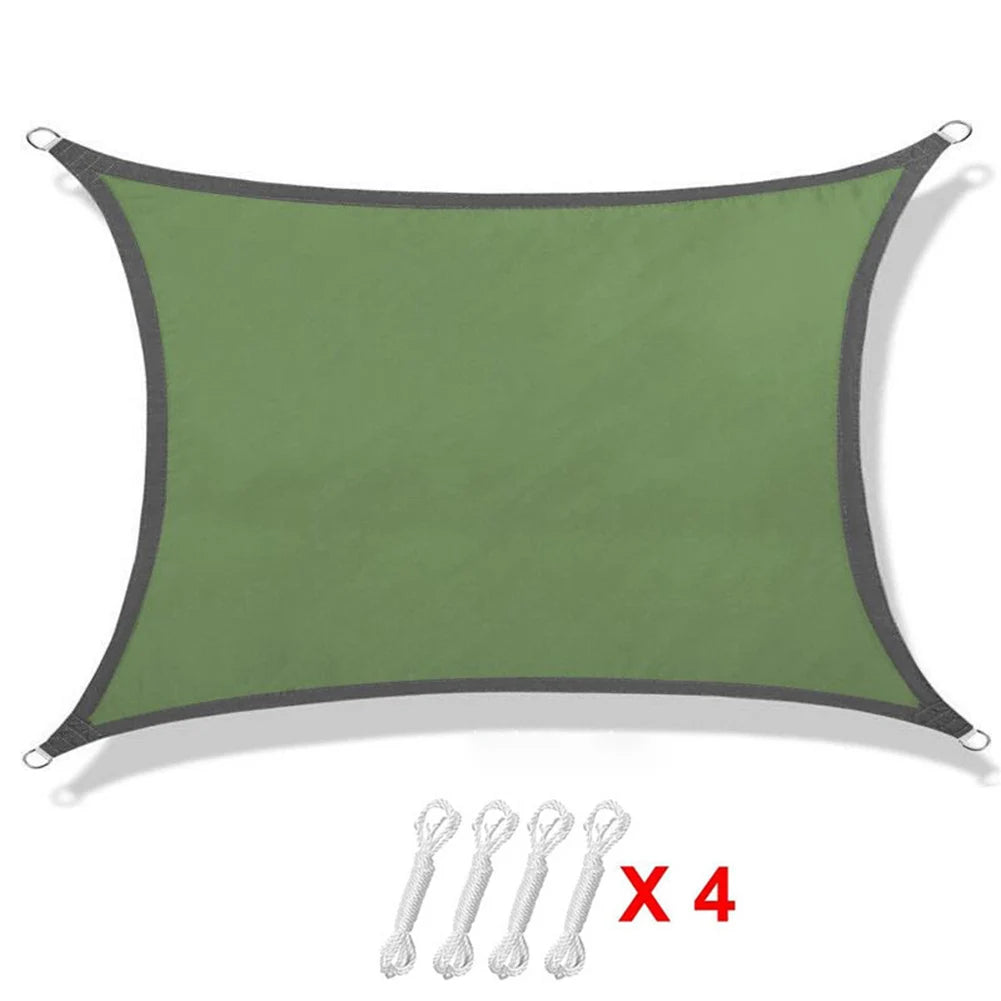 Hign-concerned Sun Shade Oxford Cloth Canopy Patio Cover Breathable Sunlight Block Awning For Backyard Garden