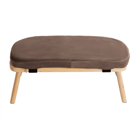 Folded Modern Meditation Bench Foldable Ergonomic Stool Carrying Bag