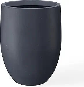Kante Concrete PlanterPot With DrainageHole RubberPlug OutdoorWeatherproof Indoor Durable