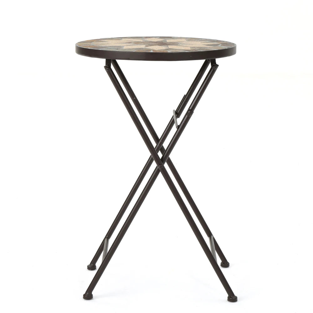 Hign-concerned Stone Mosaic Outdoor Tables Furniture For Patio