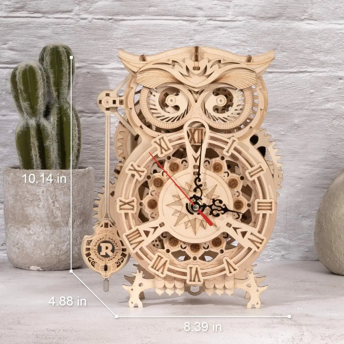 Robotime Rokr 3D Puzzle Owl Clock Kit
