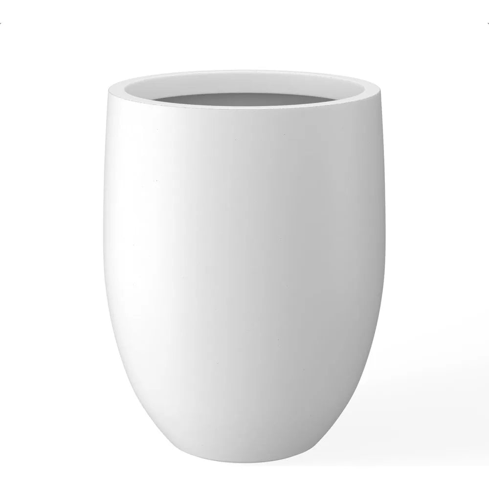 Kante Concrete PlanterPot With DrainageHole RubberPlug OutdoorWeatherproof Indoor Durable