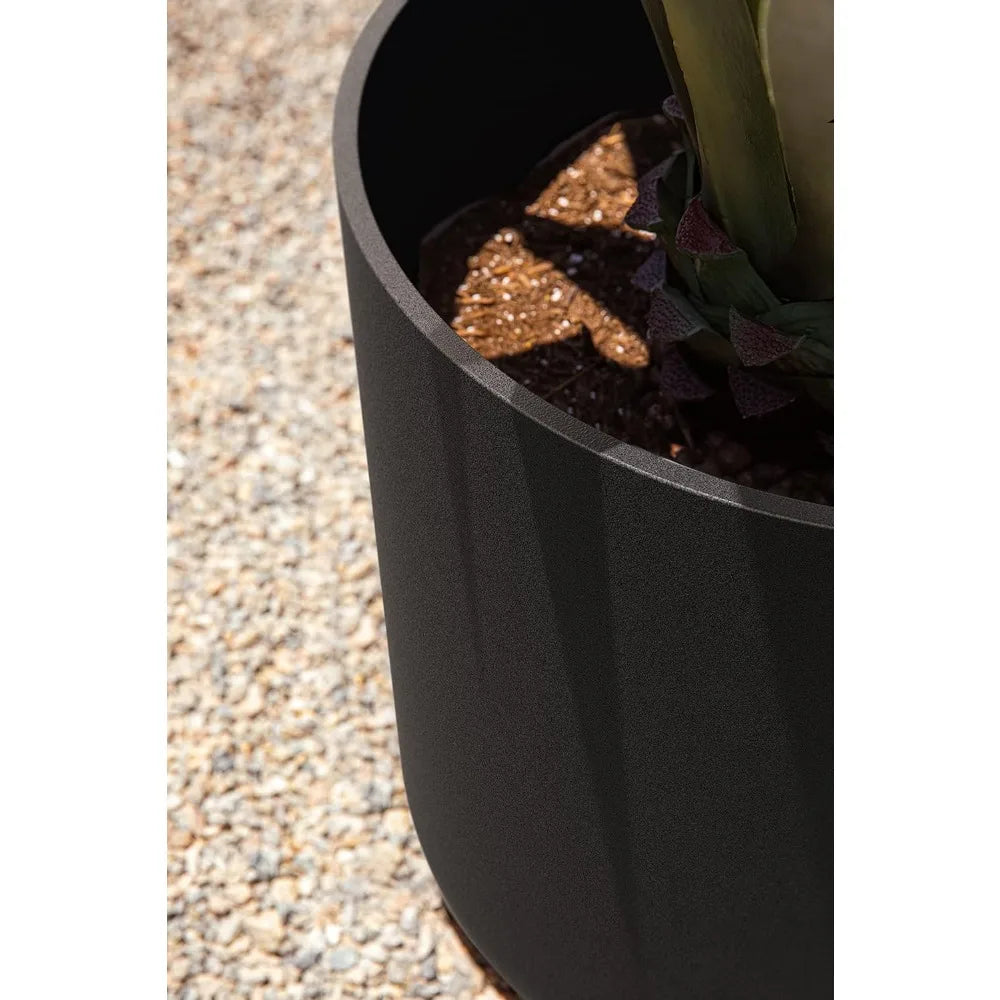 JIAOYING Round Plastic Planter Pots With Drainage Holes
