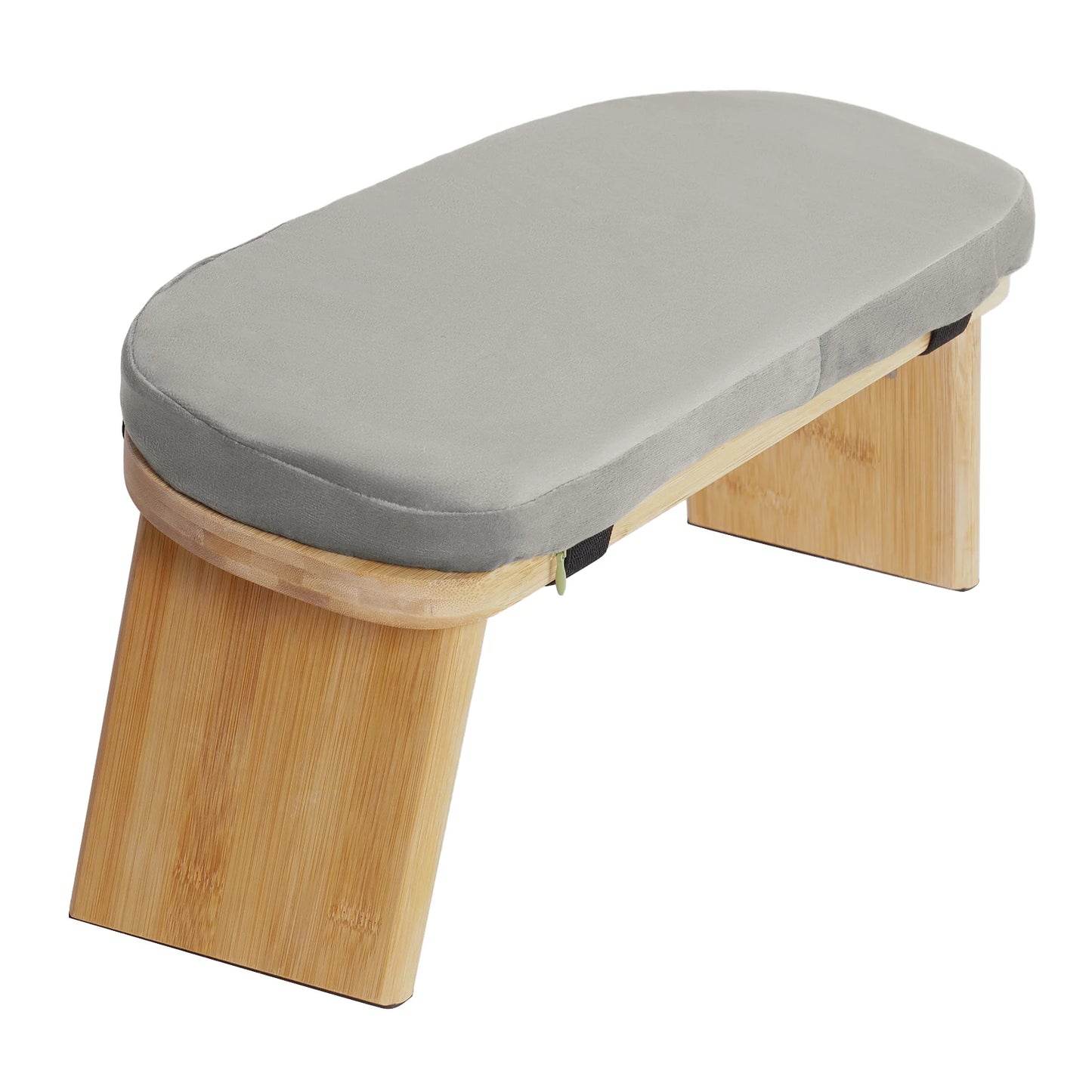 Folded Modern Meditation Bench Foldable Ergonomic Stool Carrying Bag