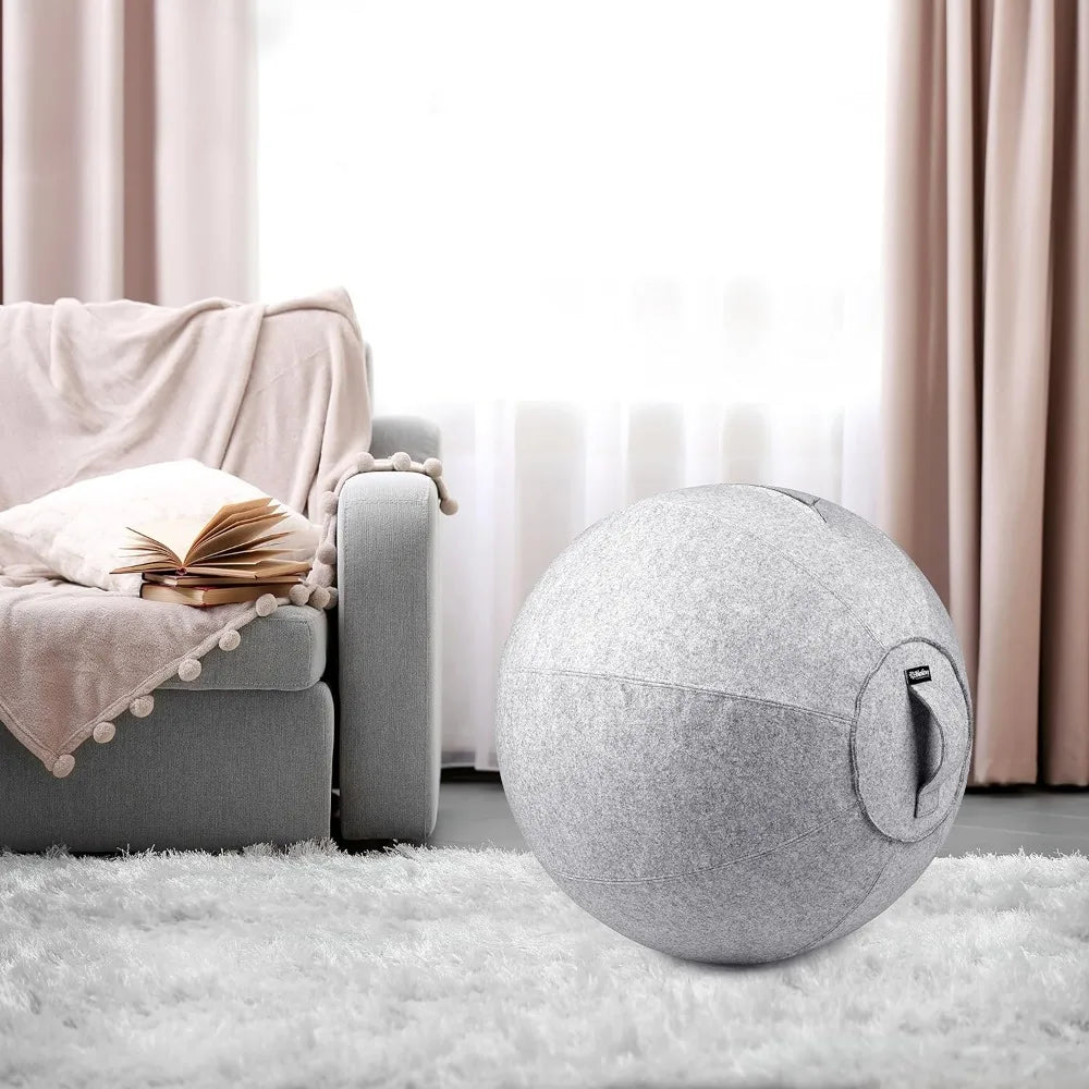 Ergonomic Stability Ball Chair for Office and Yoga with Cover