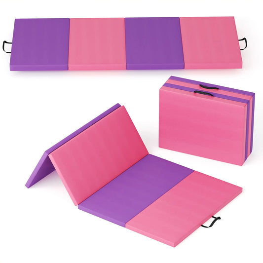 Hign-concerned Folding Gymnastics Mat for Exercise, Yoga and Pilates