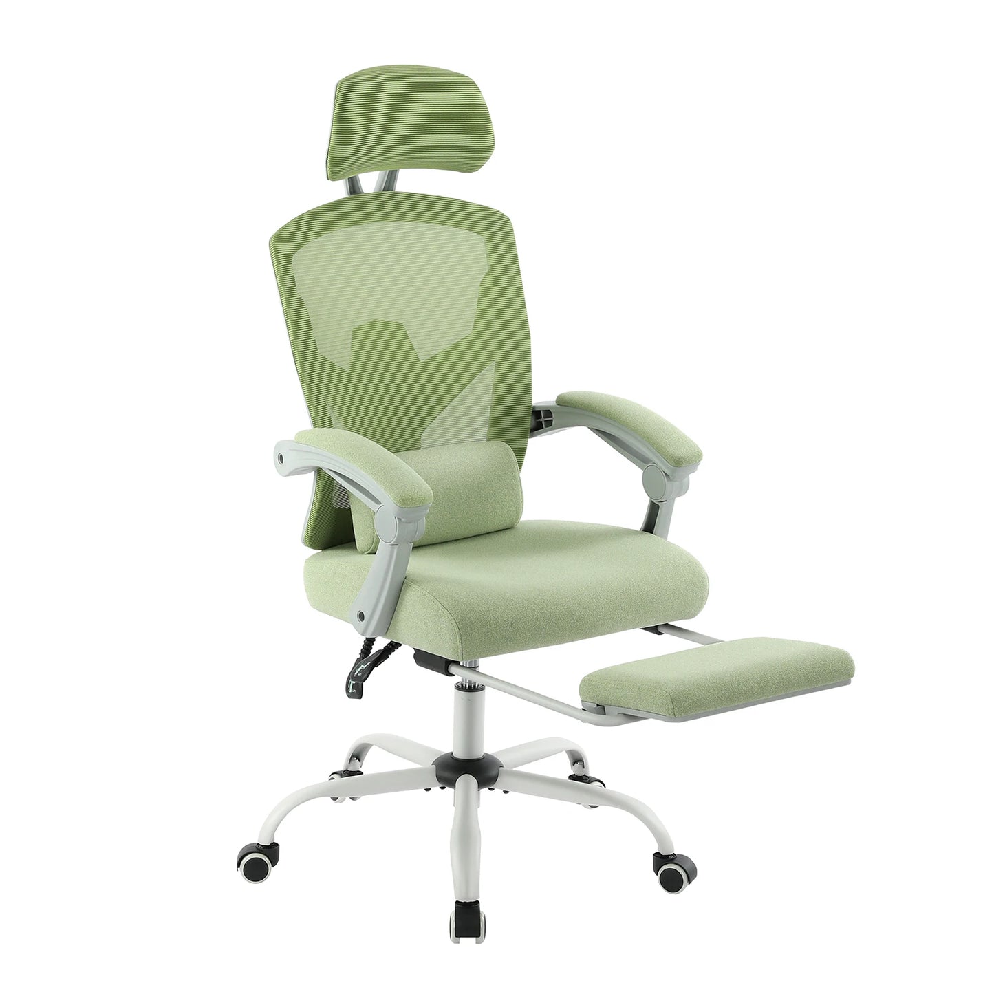 JHK Ergonomic Reclining High Back Mesh Chair with Swivel LumbarSupportPillowProPlus