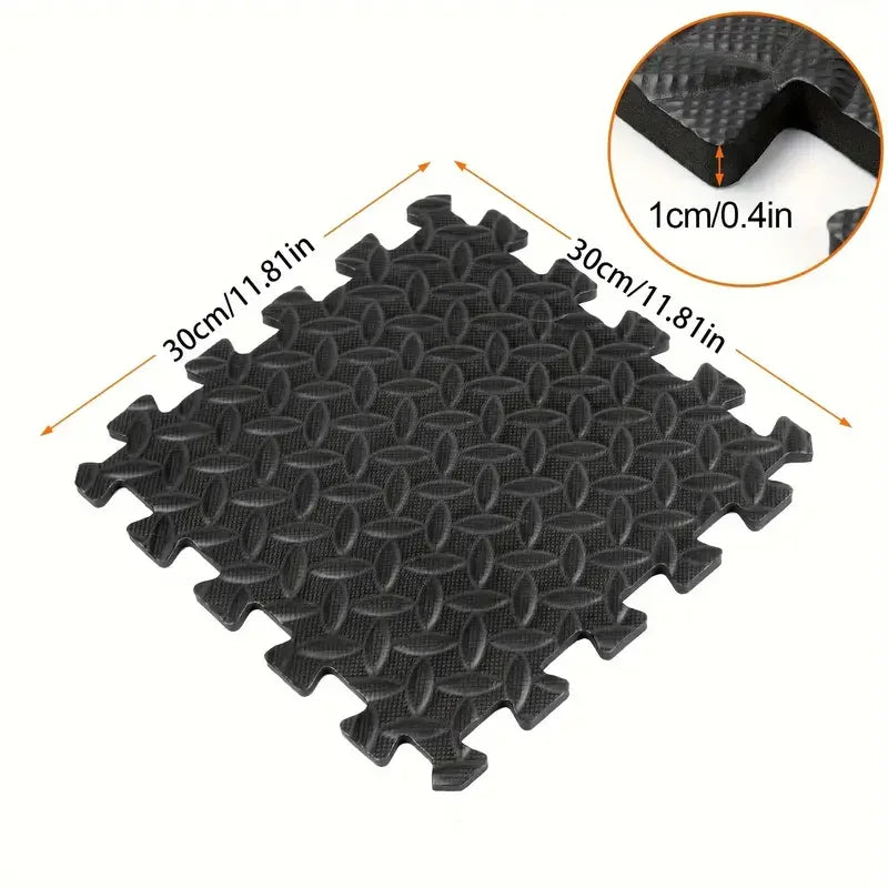 Premium EVA Foam Yoga Mat Home Gym Non Slip Washable