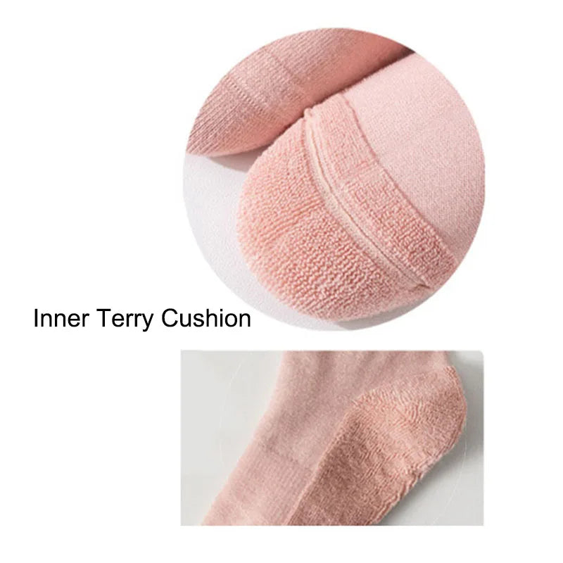 Yoga Socks Women Non-Slip Cotton Dot Silicone Knee-High Grip Socks