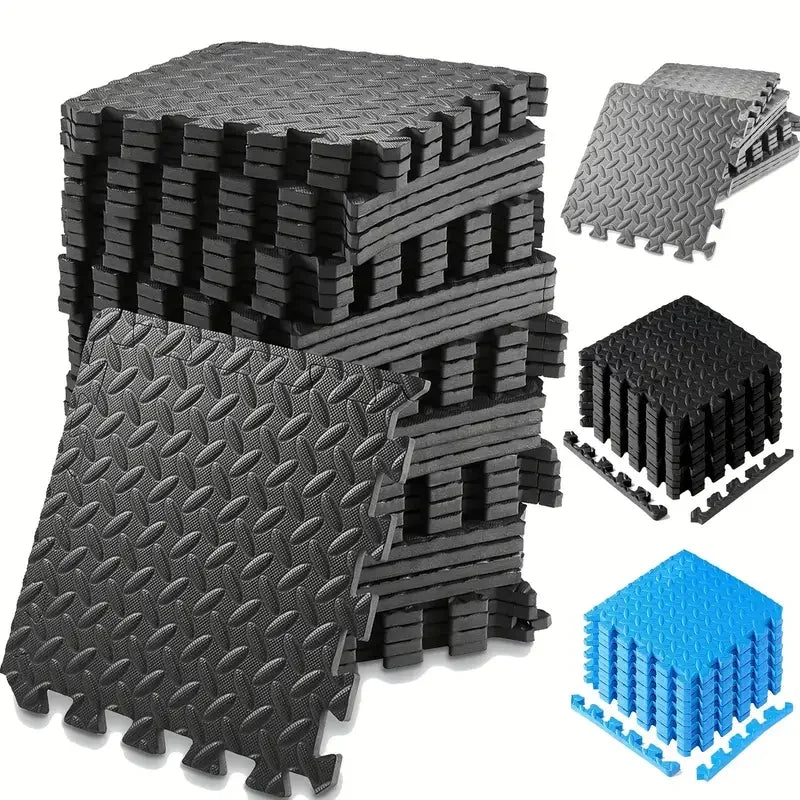 Premium EVA Foam Yoga Mat Home Gym Non Slip Washable