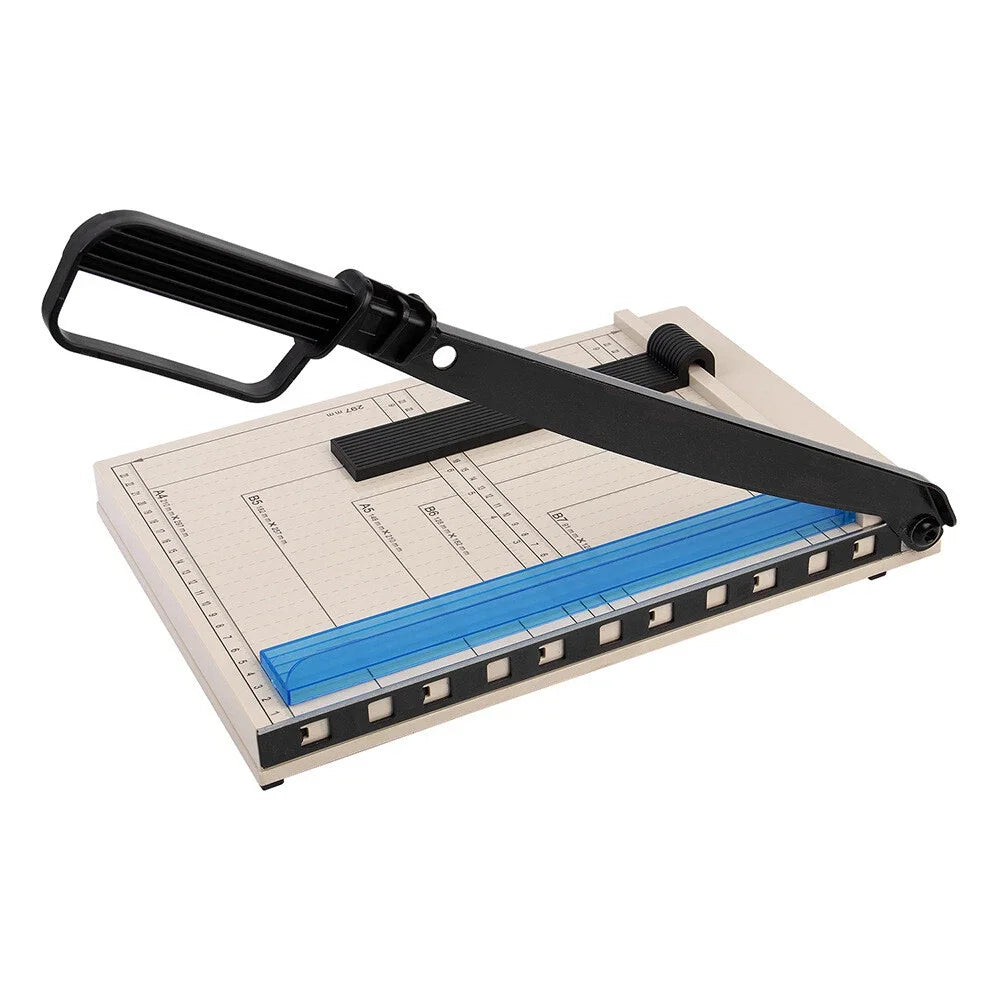 A4 To B7 Paper Cutter Tool 12 Inch Manual Multi Function Metal Blade Trimming Knife For Office And Crafting