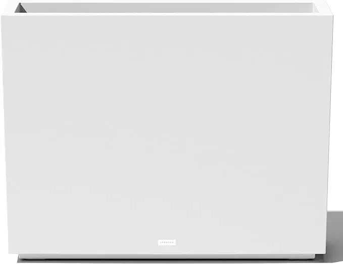 High Concerned Plastic Extra-Tall Rectangular Planter Indoors Outdoor All-Weather