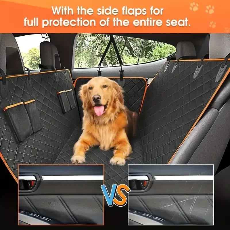 AllWeatherProof ExtremeGrade Waterproof Dog CarSeatProtection HammockNonslip UltraDurable VehicleReady BackSeatGuard