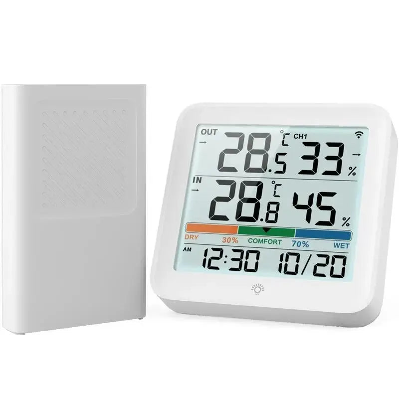 NOKLEAD Weather Station Indoor Outdoor Wireless Thermometer Hygrometer