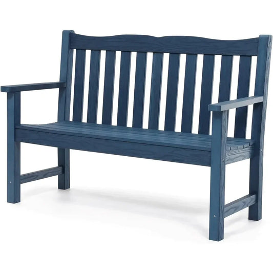 ANGDUO Outdoor 2 Person AllWeather HIPS Waterproof Garden Bench UltraDurableWeatherproof