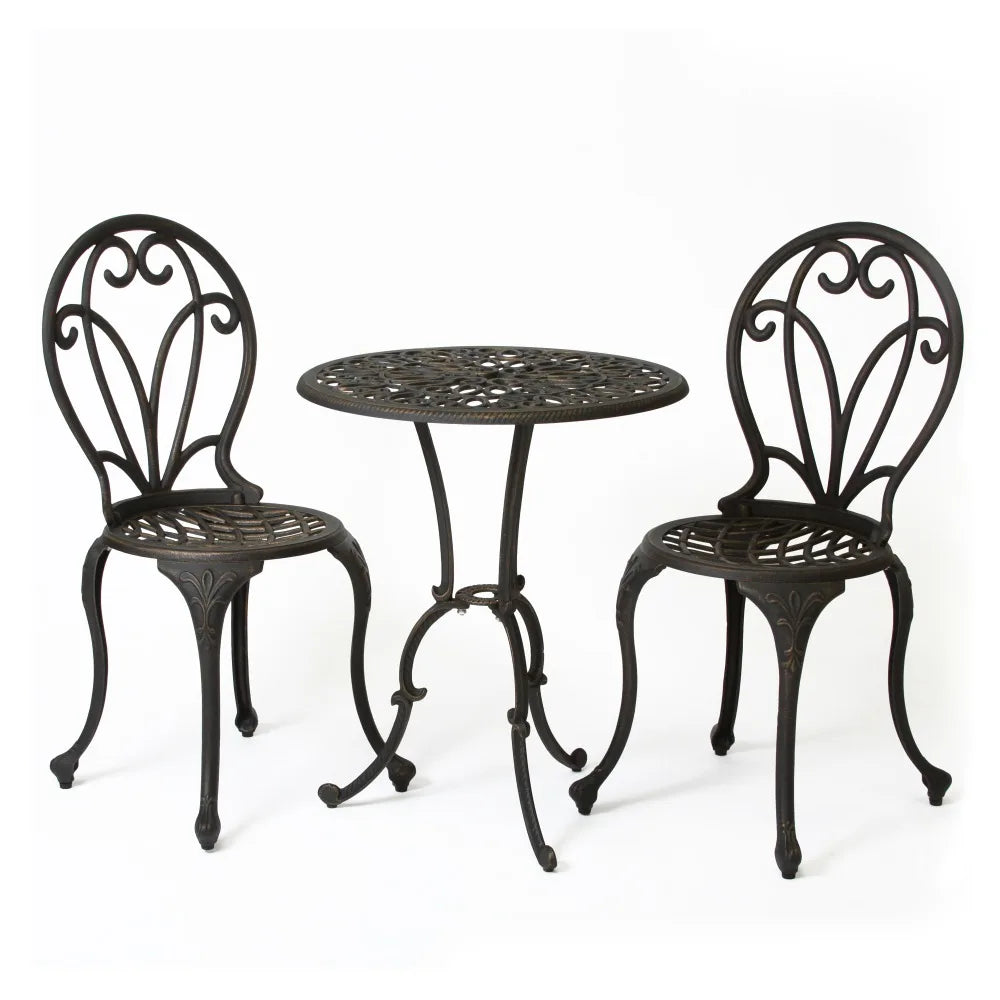 Floral Design Garden Furniture Sets 3pcs Outdoor Furniture