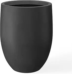 Kante Concrete PlanterPot With DrainageHole RubberPlug OutdoorWeatherproof Indoor Durable