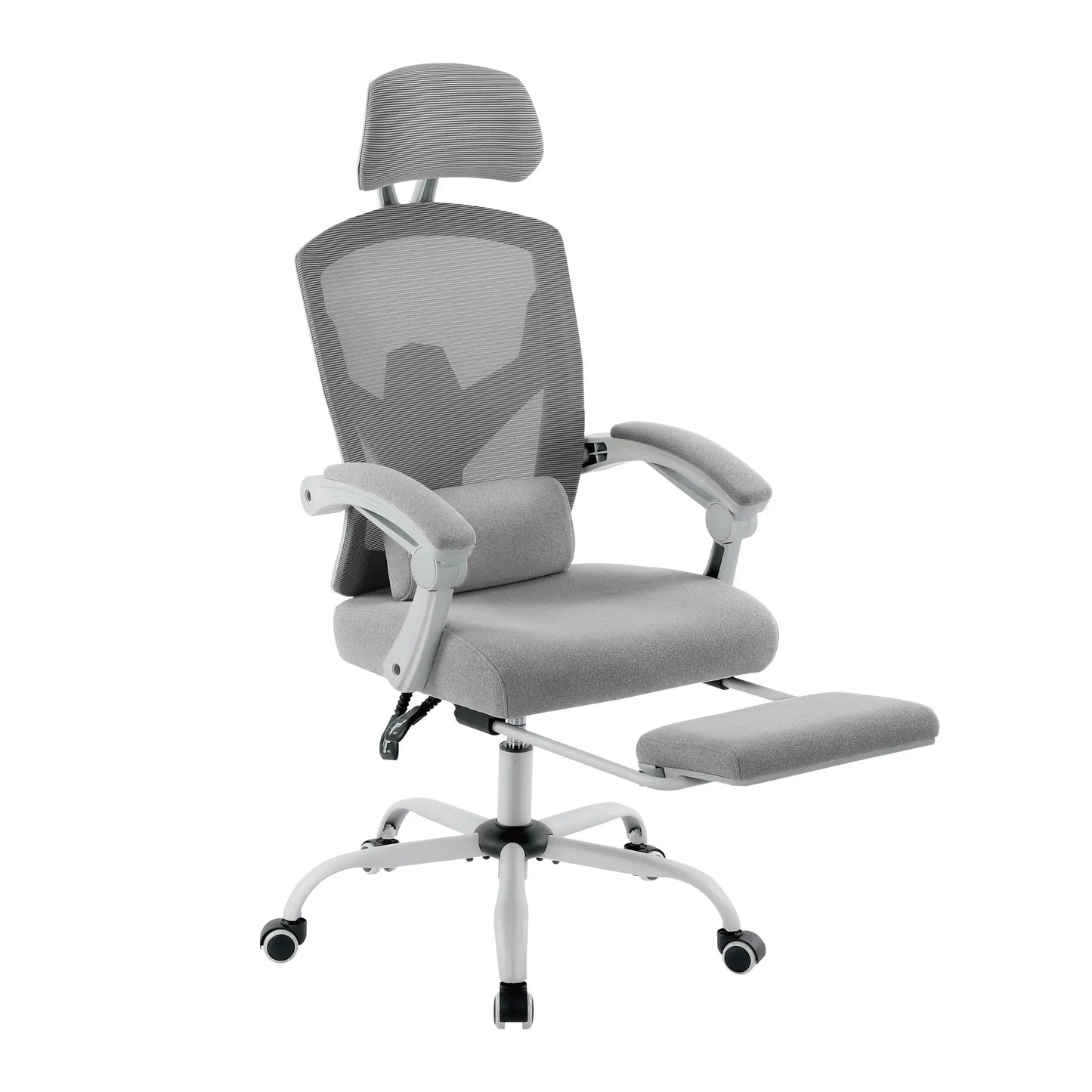 JHK Ergonomic Reclining High Back Mesh Chair with Swivel LumbarSupportPillowProPlus