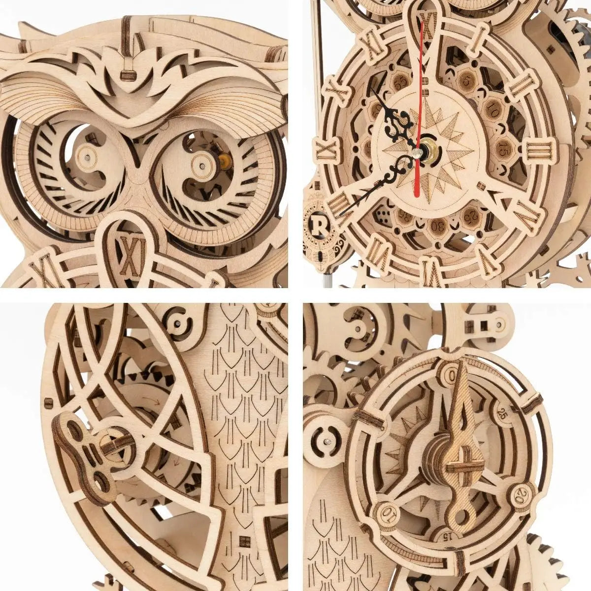Robotime Rokr 3D Puzzle Owl Clock Kit