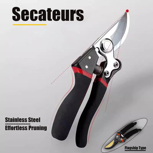 Garden Hand Pruners With SK5 Steel Blades Bypass Pruner