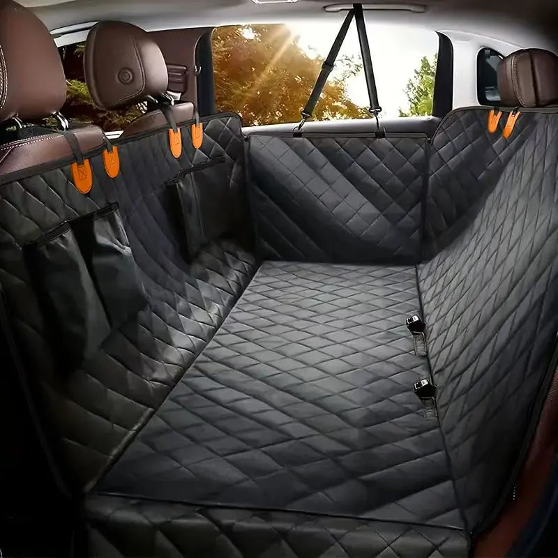 AllWeatherProof ExtremeGrade Waterproof Dog CarSeatProtection HammockNonslip UltraDurable VehicleReady BackSeatGuard