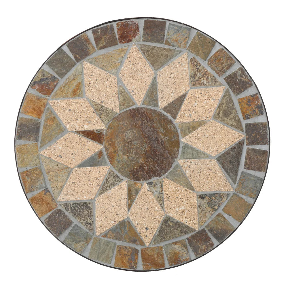 Hign-concerned Stone Mosaic Outdoor Tables Furniture For Patio