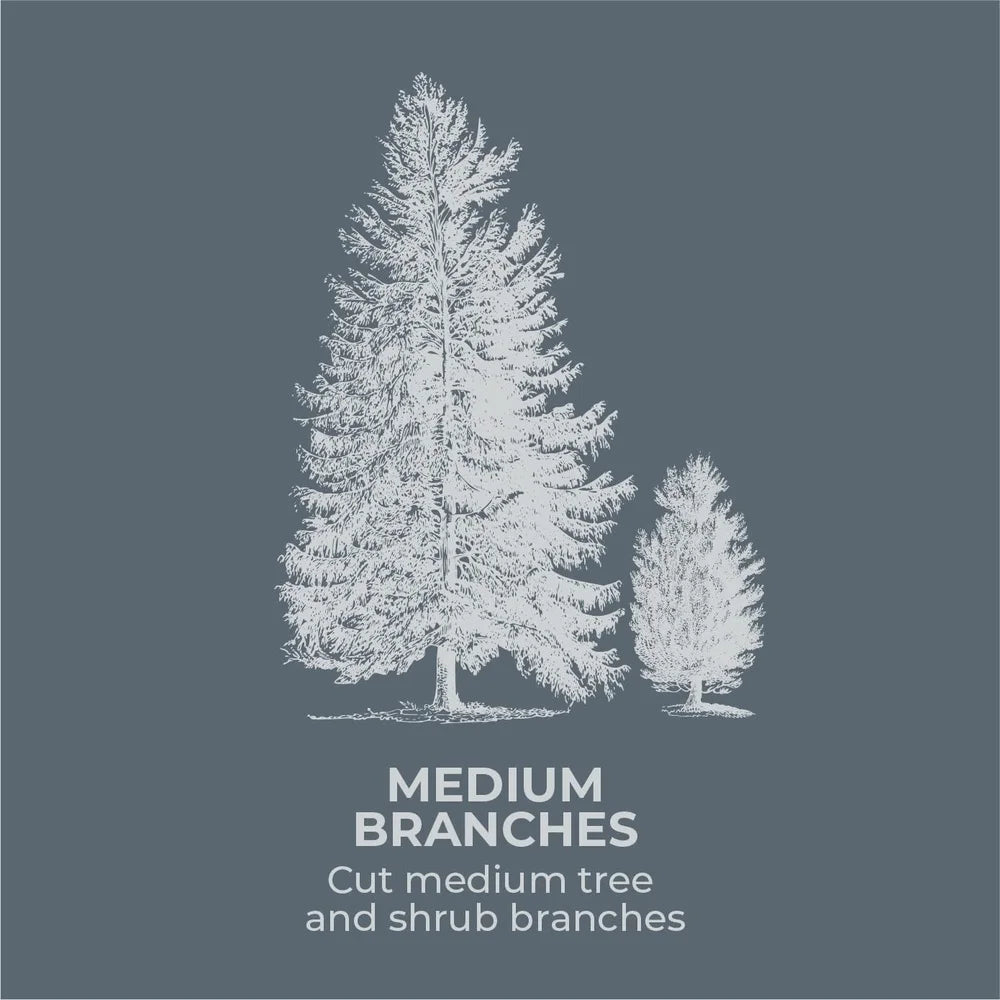 XMSJ High Carbon Steel Lopper Duralight Lightweight Ergonomic Anti Shock