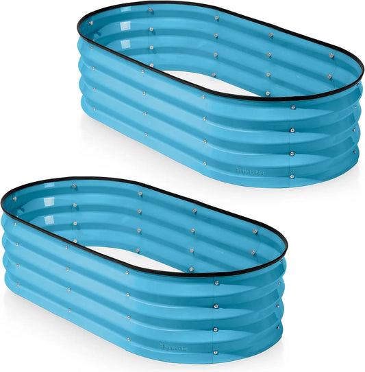 Raised Garden Bed Trellis Planter Two Pack