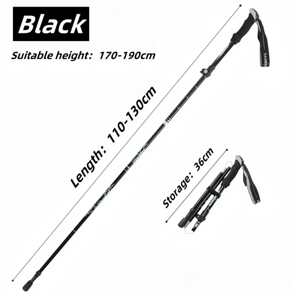 Zhejiang Ultralight Folding Trekking Pole Anti Shock Aluminum Alloy