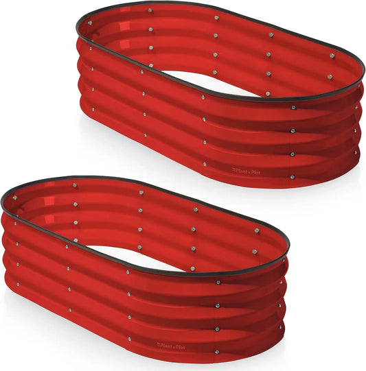 High-concerned Chemical Galvanized Raised Garden Beds Outdoor Planter Set for Vegetables and Flowers