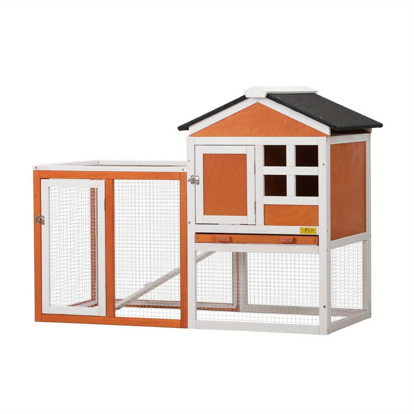 Guangdong Wooden Rabbit Hutch Cage House Habitat For Pets And Outdoor Chicken Coop